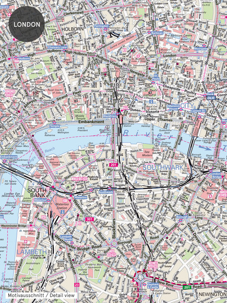 London Stadtplan - EXTRATAPETE
